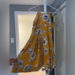 Yellow Floral Dress